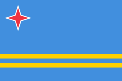 Arubaanse vlag van Aruba