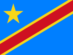 Vlag van Democratisch Republiek Congo